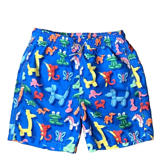 Boardies Other - Boardies Swim Trunks Swimsuit Board Shorts Blue Balloon Animals Boys 9-10